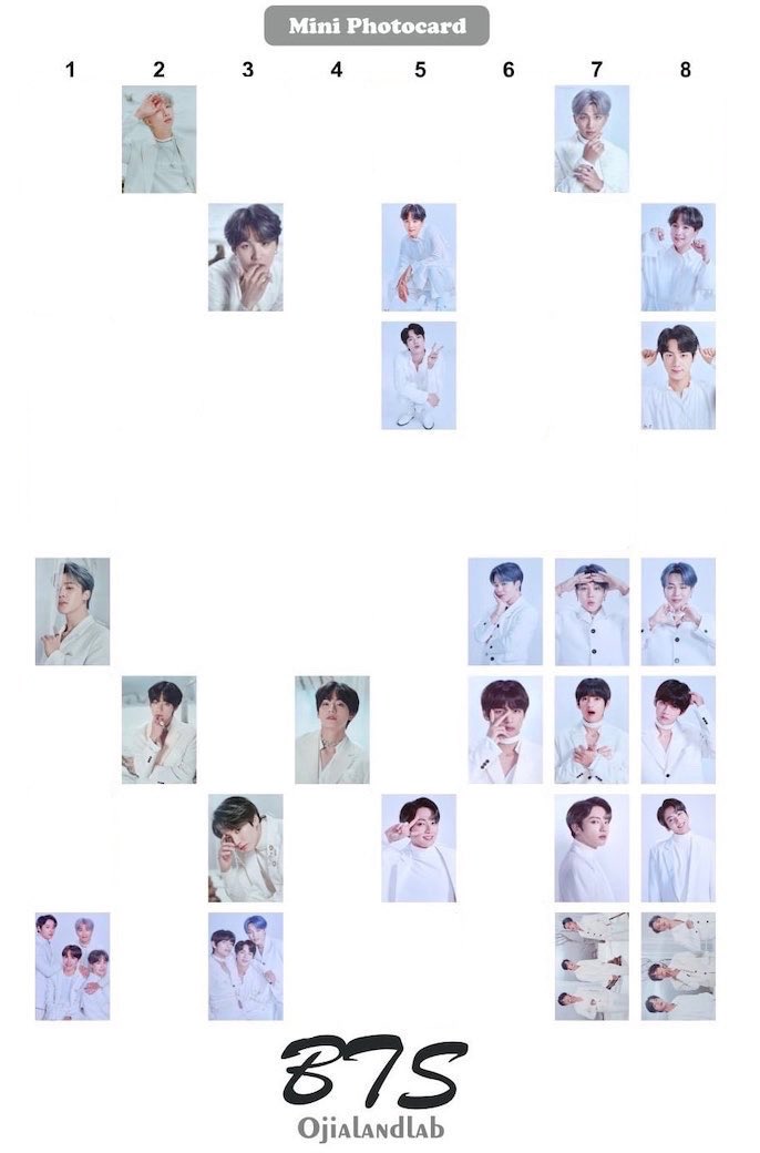 s34250193's tweet photo. BTS MOS ミニフォト トレカ

譲)RM④(2枚),⑤
     JIN③,⑦(3枚)
     JH⑧(4枚)
　 JIMIN②(2枚),④
     BTS②(3枚)

(求)画像のもの

郵送での交換希望です。
硬質ケース、防水加工して発送致します🌷

#btsミニフォト交換 #btsトレカ交換 
#btsミニフォト https://t.co/C8vXHlOdx0