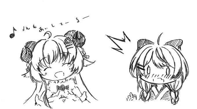 コラボ歌枠のアーカイブを見ながら絵を描いてたんだけどライオン過ぎたらこれになってた(ぁ

てぇてぇ…

#わたメル
#つのまきあーと
#メルArt 