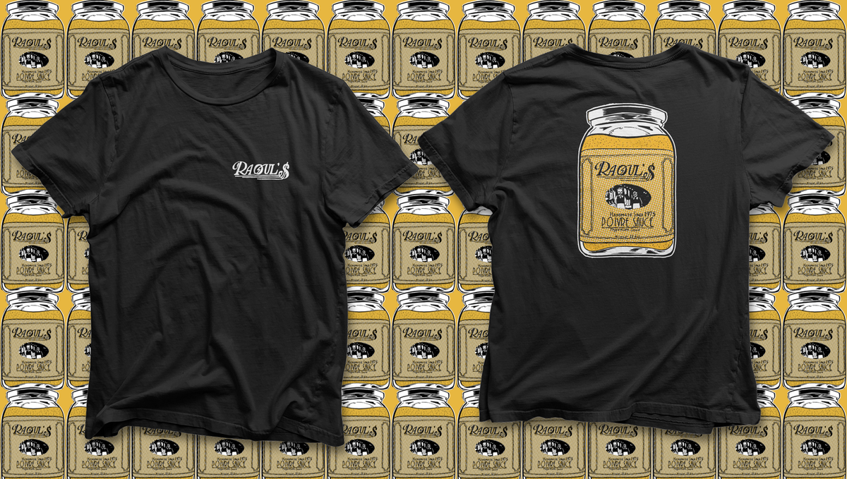 shopmerch4's tweet photo. One run was not enough. Restock alert for THE @raoulsrestaurantnyc Poivre for Days tee. Design by @merlinsmagicsigns.
It's all about the sauce. https://t.co/02ShbOBkjR
#SupportRestaurants #SaveHospitality #Raouls #EaterNYC #NYC #StayHome #TakeOutOnly #EatLocal https://t.co/kGBxk0bmOe