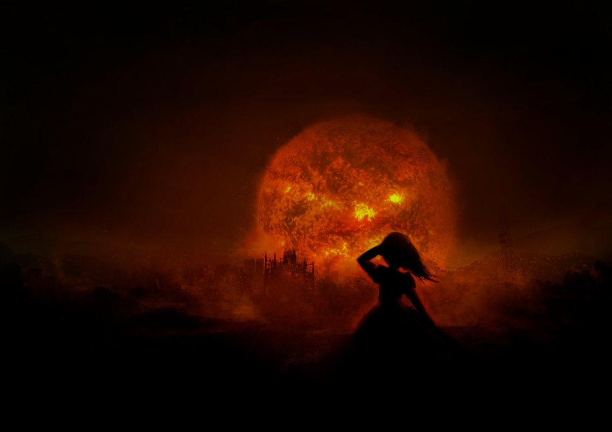 The end of times, messing around with colours! / El fin de los tiempos, trasteando con colores!
.
#illustration #drawing #sketch #artart #art #arte #artoftheday #concept #conceptart #apocalyptic #digitalart