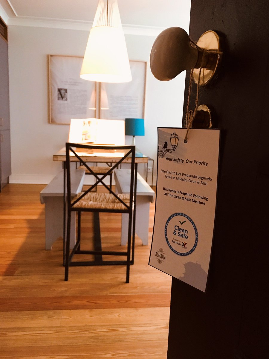 AlmariaLisbon's tweet photo. Este quarto está preparado seguindo todas as medidas Clean & Safe.
This room is prepared following all the Clean & Safe measures.
#vaificartudobem #everythingwillbeok #cleanandsafeportugal #almariabuildings #officinareal #dacorte #exlibris #visitlisbon #bealisbonner #thealmaria https://t.co/IBTakQmKjh
