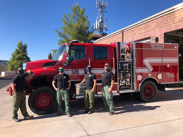 SedonaFD's tweet photo. Today marks @SedonaFD first off-district wildfire assignment for our new Type 3 Engine. E533 and it's crew of 4, are heading to Redding California.
@SedonaFD already has 2 individuals in this area working on an incident.
#SedonaFD #SedonaFire #SedonaWildland #Sedona #JulyComplex https://t.co/RtdieaHwKX