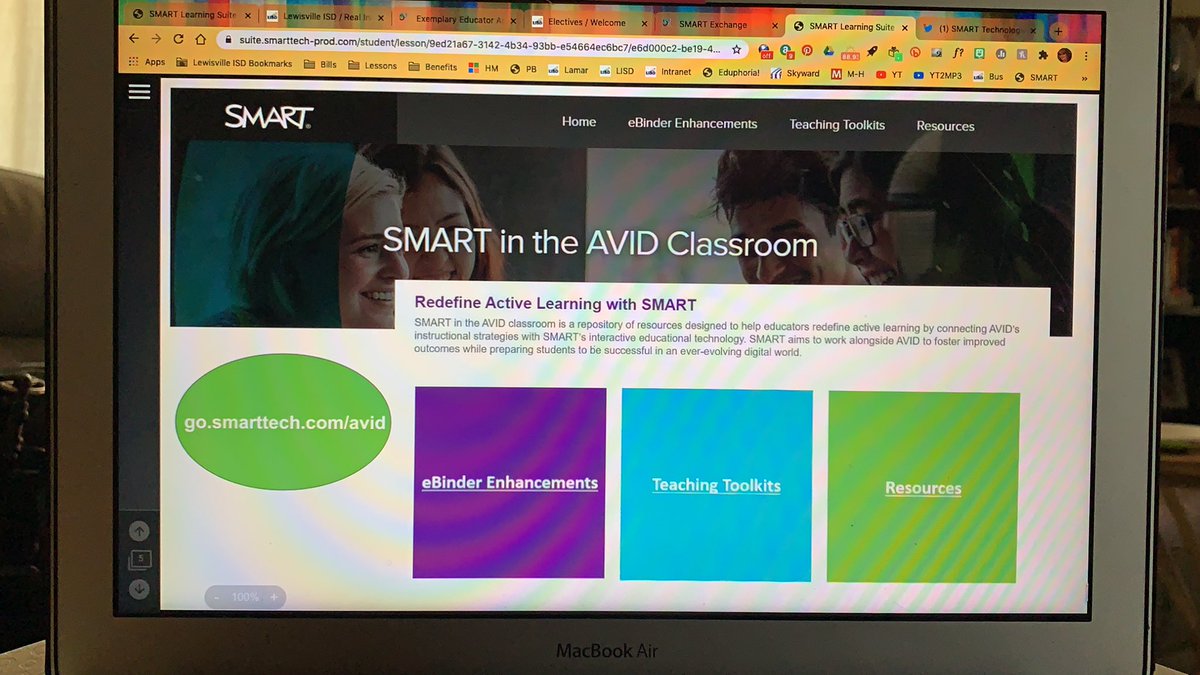 atusant's tweet photo. Let’s do this @SMART_Tech !! I’m so glad I get to find out how to support my @Avid colleagues at @LamarMS #FFWDedu https://t.co/uVon0FbBDy