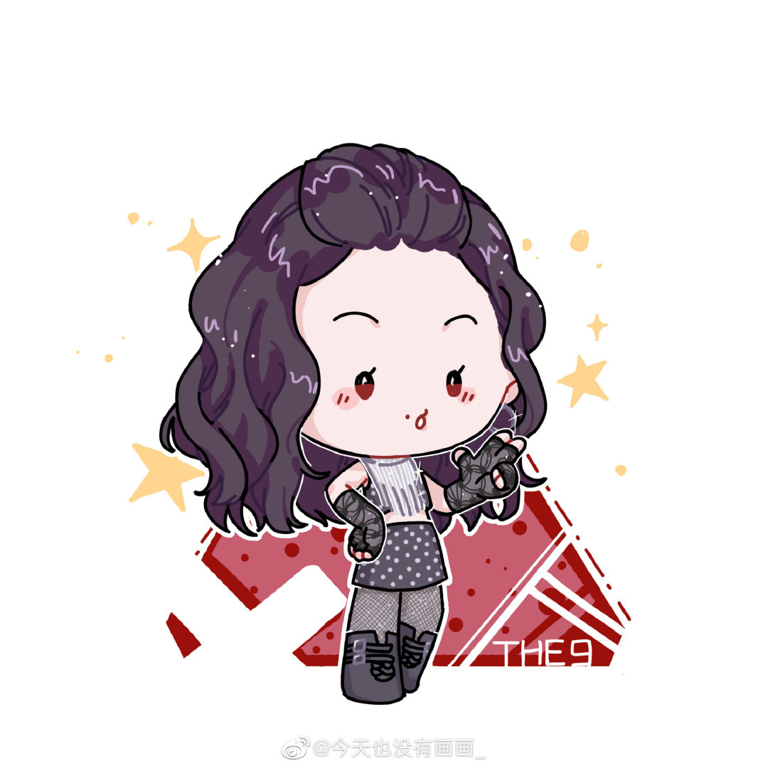babymonsteranqi's tweet photo. ะ this fanarts are so cute!! credits to the artist (今天也没有画画 on weibo - if you can show them support 💕)

#THE9 #BabymonsterAnQi #AnQi #安崎 https://t.co/rbnY4dW0GB