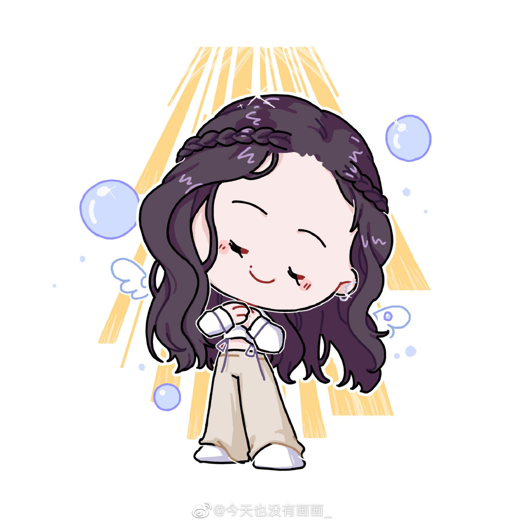 babymonsteranqi's tweet photo. ะ this fanarts are so cute!! credits to the artist (今天也没有画画 on weibo - if you can show them support 💕)

#THE9 #BabymonsterAnQi #AnQi #安崎 https://t.co/rbnY4dW0GB