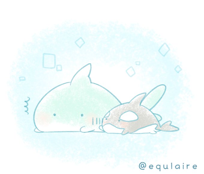 シャチのtwitterイラスト検索結果 古い順