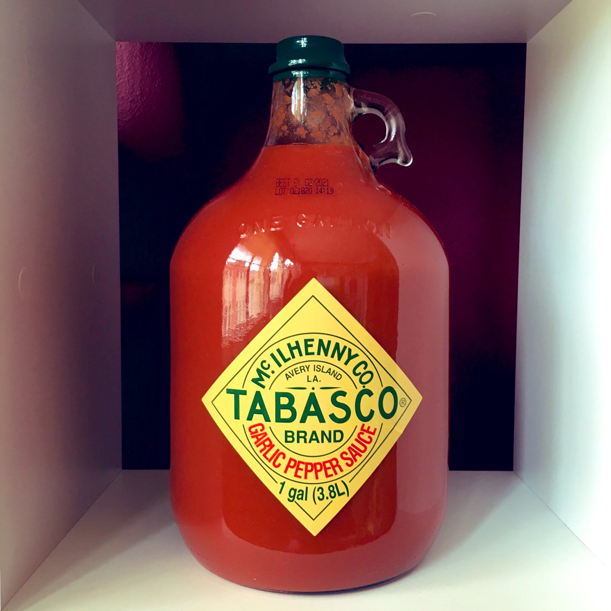 A gallon of the good stuff thanks so much <a href="/Tabasco_UK/">TABASCO® Brand</a>! 🤘 🔥 🌶