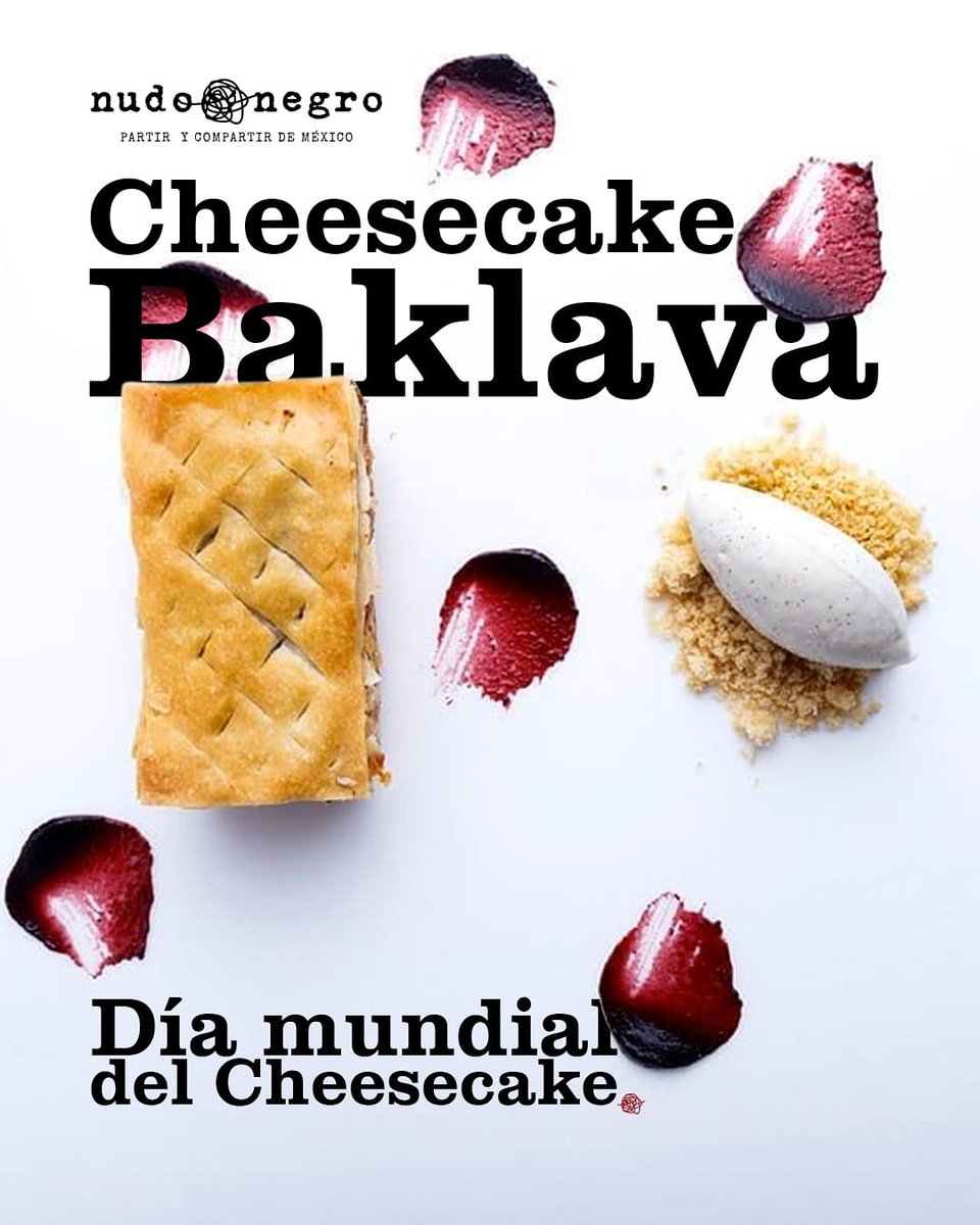Porque no hay nada mejor que compartir el gusto por nuestro Cheesecake Baklava con jamaica, romero y helado de rosas🔥⁣
⁣
Ideal para celebrar el #DíaDelCheesecake en complicidad del #DíaDeLaAmistad 💥👊⁣

#restaurantescondesa⁣
#restaurantescdmx⁣