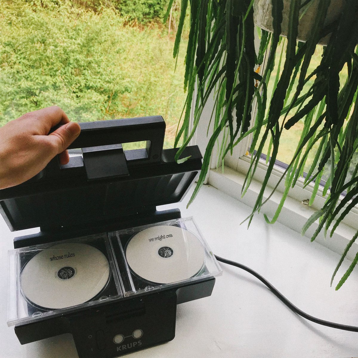 We Might Ova is loosely about when you see a really good movie for the first time, and half way through you think about how it’s over in an hour and that you’ll never get the experience of seeing it for the first time again. It's out next Tuesday 💿💿