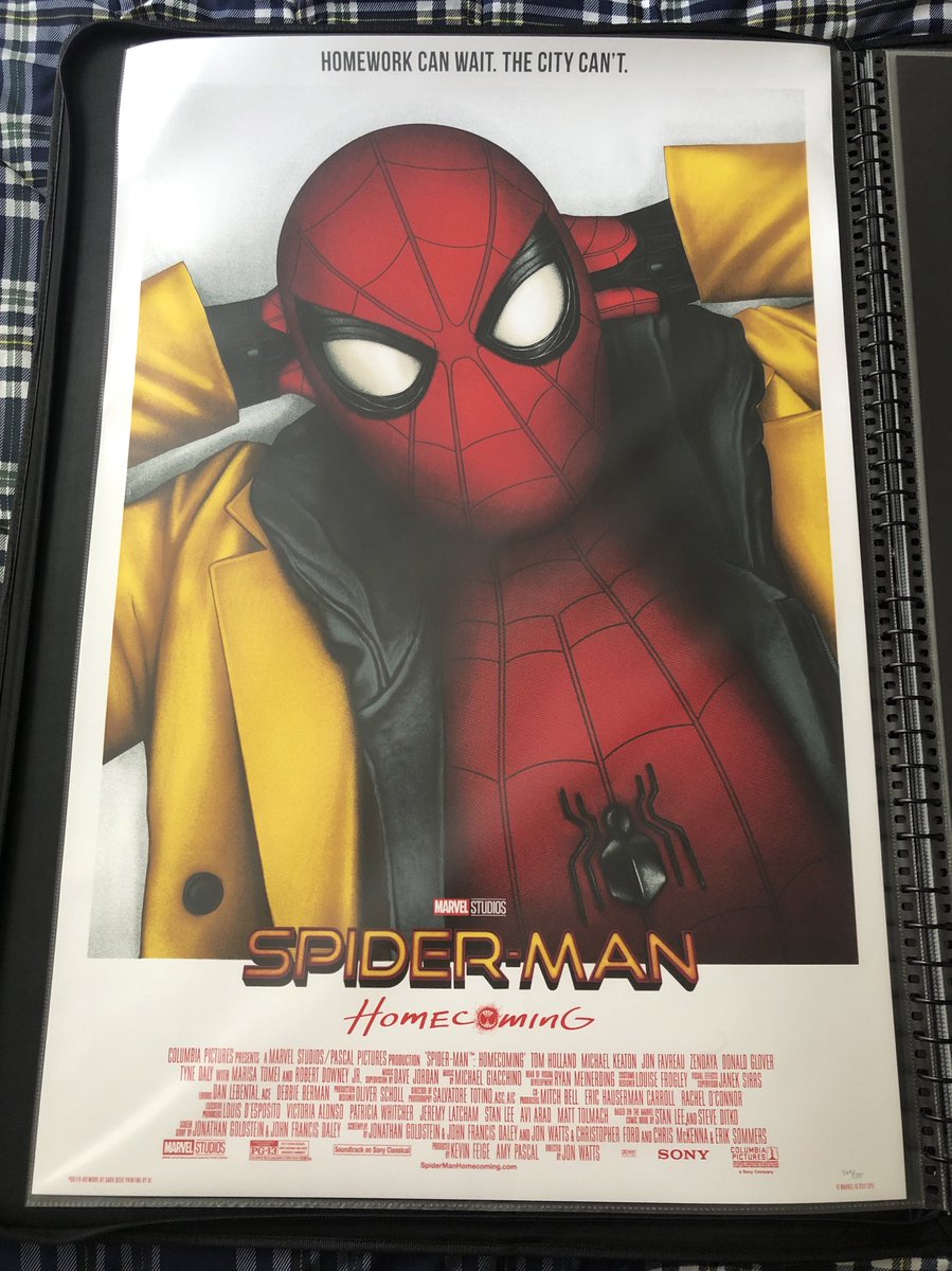 Movies have always been an escape for me and I hope one day if I own a home, I can interior decorate it in the style of a theater. I collect movie posters from art galleries & I figured I’d share one a day before they go to storages -Man Homecoming by Sara Deck from  @MondoNews