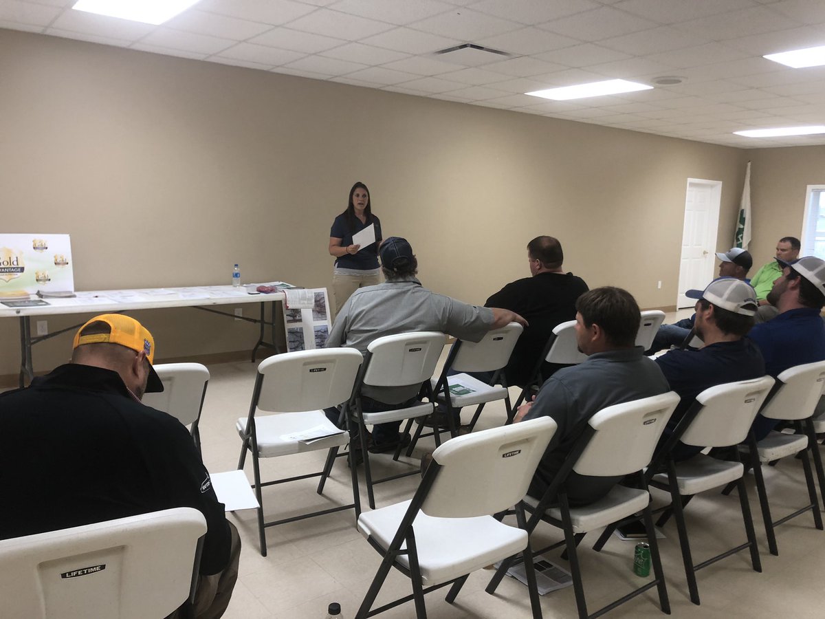 Dr. Deanna Smith covering seed treatment AI info and foliar fertilizers with the <a href="/MFA_Inc/">MFA Incorporated</a> team in NE MO.  Understand your AI rates across brands that can effect effectiveness against diseases