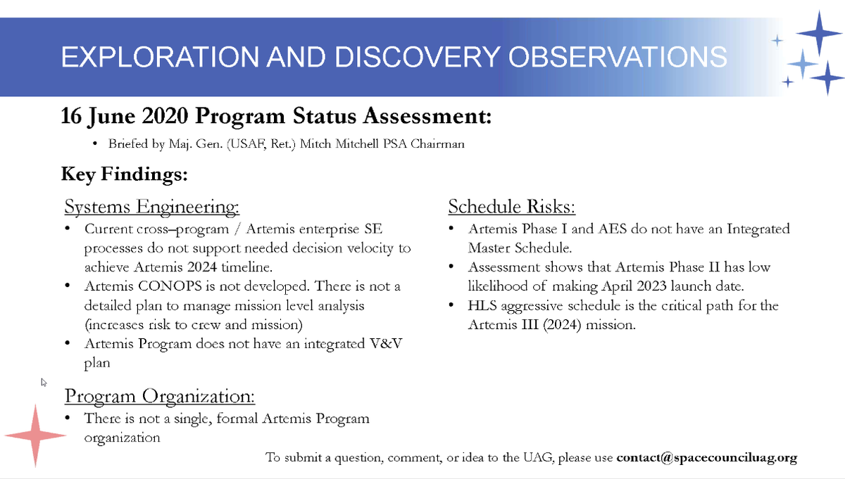 genejm29's tweet photo. #NatlSpaceCouncil #UserAdvisoryGroup - General Lester Lyles, NASA has jumped at this and looking at options to focus at industry and Govt. resoces to ensure the schedule can be met. https://t.co/5S2Qvys98I