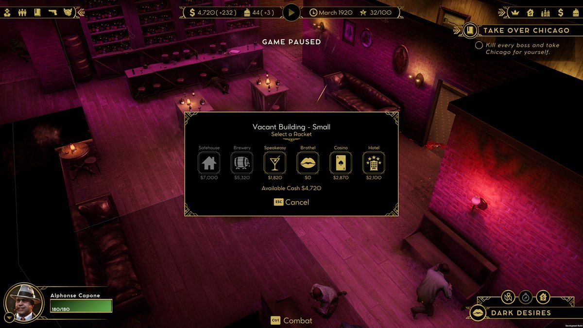 Bootleg liquor gets you far, especially in Chicago. Read all about the economic system of Empire of Sin and how to run yer rackets, in this Dev Diary by Senior Designer Chris King! Find it here: pdxint.at/2X7Mpeo

#EmpireofSin