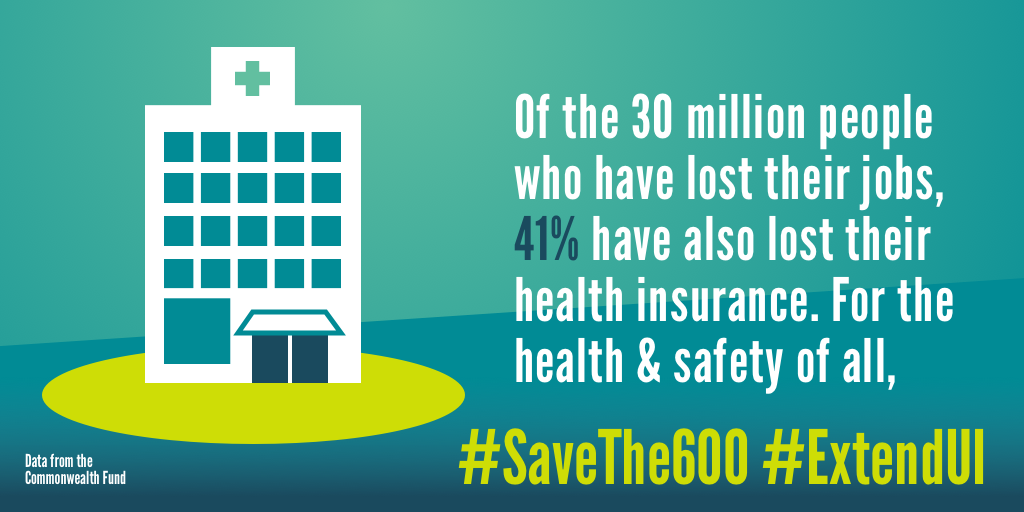 ChildDefender's tweet image. Unemployment is still in the double digits. Cutting unemployment benefits right now for tens of millions of families and workers is not something our economy can afford. Congress must #Savethe600! #WeAreTheEconomy #ExtendUI