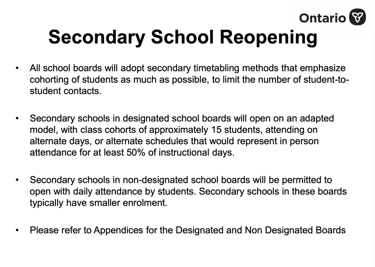 Travisdhanraj's tweet photo. #BREAKING: @Sflecce &amp; @fordnation announce $309 M in new funding to implement school reopening plan.

Elementary to resume FT in Sept. w/ no cohort reduction, some boards will be required to reduce high school cohorts #ONpoli #onted

READ FULL DOCUMENT:
https://t.co/382aW4T7pK https://t.co/dTRAAOFILm