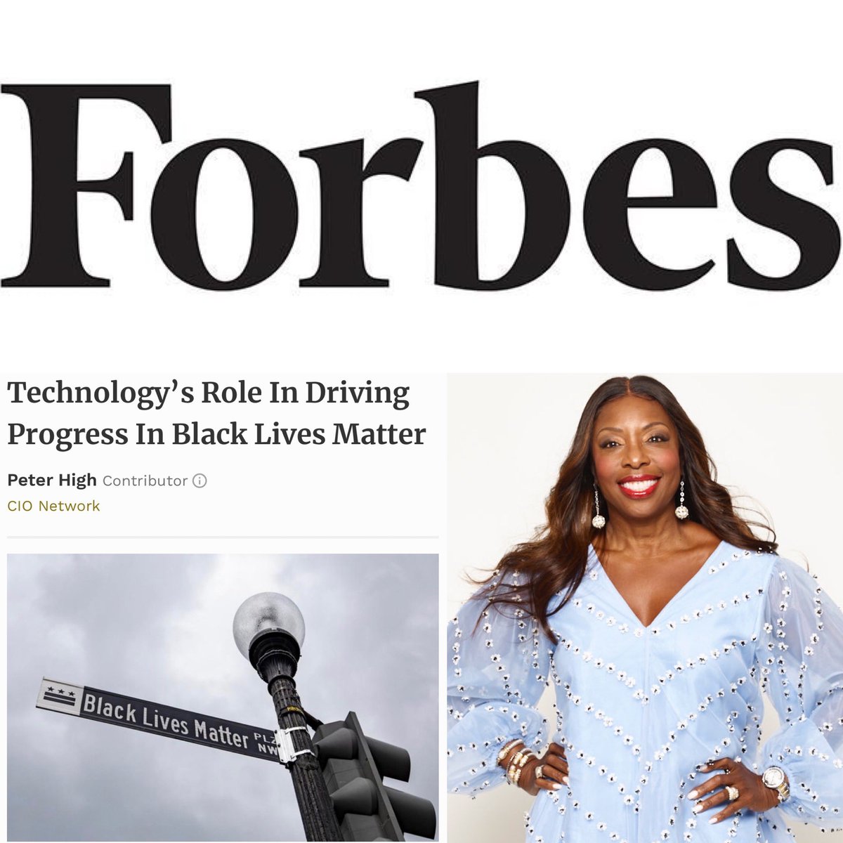 DaphneEJones's tweet photo. @MetisStrategy #CEO, @peterahigh reached out to four Black executives including #TedColbert, #KimberlyJohnson, #AdamStanley and myself to discuss an important topic: “Technology’s Role In Driving Progress In Black Lives Matter” via @forbes #tech #BLM Click:https://t.co/MwjLZoCiXR https://t.co/GhKnQRFWVz