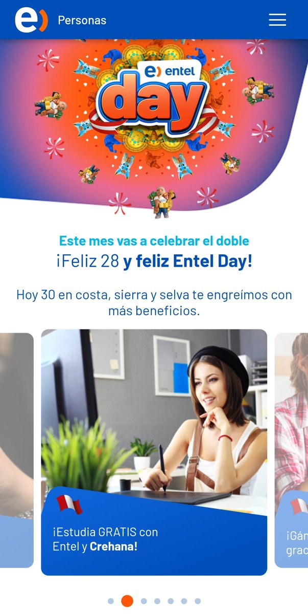 DavidsCreator's tweet photo. DATAZO para los que tienen plan @EntelPeru HOY es el #EntelDay y se pueden inscribir gratis a los cursos de @crehanacom Miren si les llegó un SMS. Yo ya me inscribí a un curso de Serigrafía Textil. Este post no es patrocinado, pero sí me pareció ideal compartirlo. https://t.co/qSmKbnlaBt
