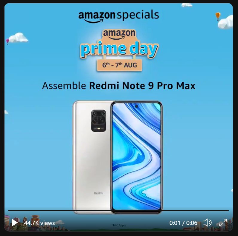 JubinLuckose's tweet photo. @amazonIN @amazondotin My perfect Redmi Note 9 Pro Max! 

@Amazondotin
 #AmazonPrimeDay &amp; #AmazonSpecialsRedmiNote9ProMax https://t.co/60S88CnkpS