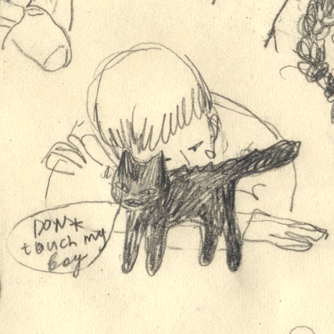 I want to draw more roughly, as if my hands are shaking 