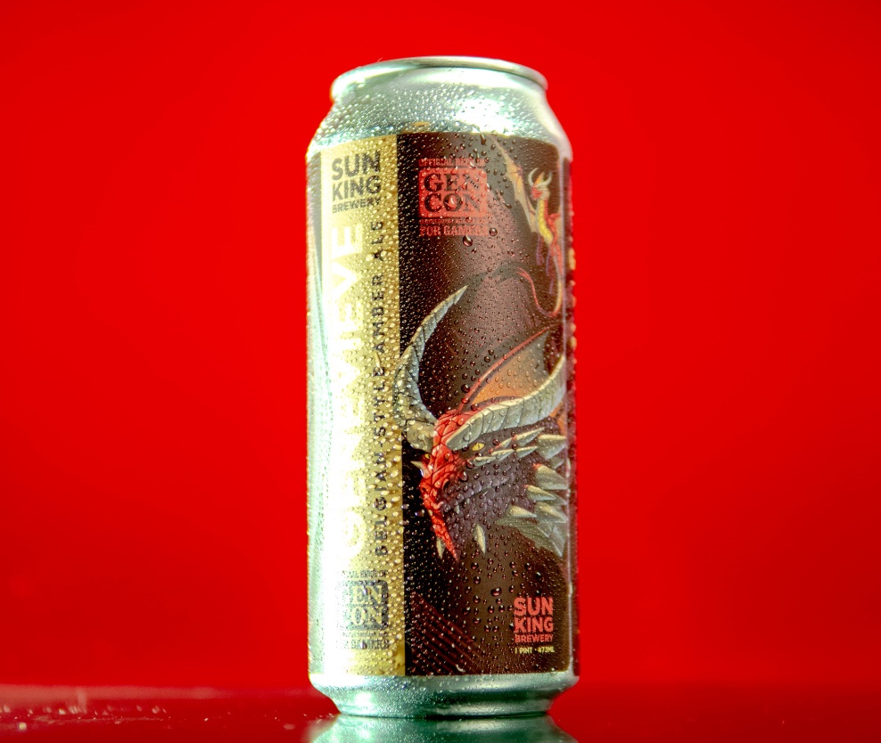 SunKingBrewing's tweet photo. Time to chase the dragon! 

Genevieve, @Gen_Con 2020 Beer, is now available at all Sun King tap room locations. 

No limited on cases! So stock up your fridge or if you're nice maybe buy some for your friends' fridge too. 

#sunkingbrewery🐲#gencon2020🍺#loveindy🎲#freshlocalbeer https://t.co/tiMkxQC9lE