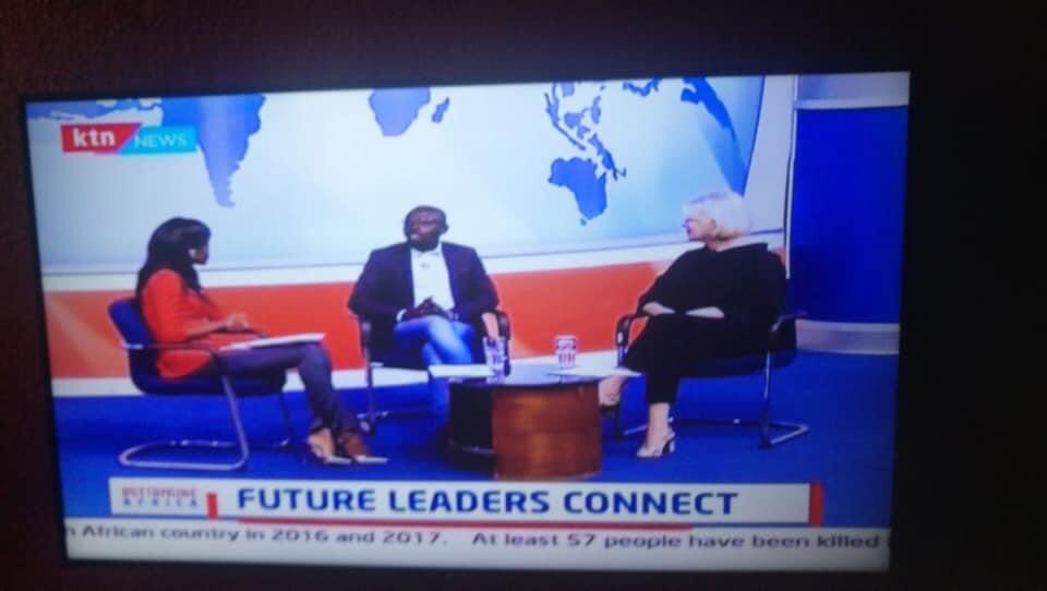 TimKipchumba's tweet photo. Discussing Leadership, Corruption,  Policy, #FutureLeadersConnect #renewableenergy @Mentorthon at @KTN with Jill Coates, Country Director @BritishCouncil Ke &amp; @Ashleymazuri ofKTN  #Mentorthon #Questworks 

See more on KTN interview link https://t.co/h20PbRvc5T https://t.co/0TpzCzfiCU