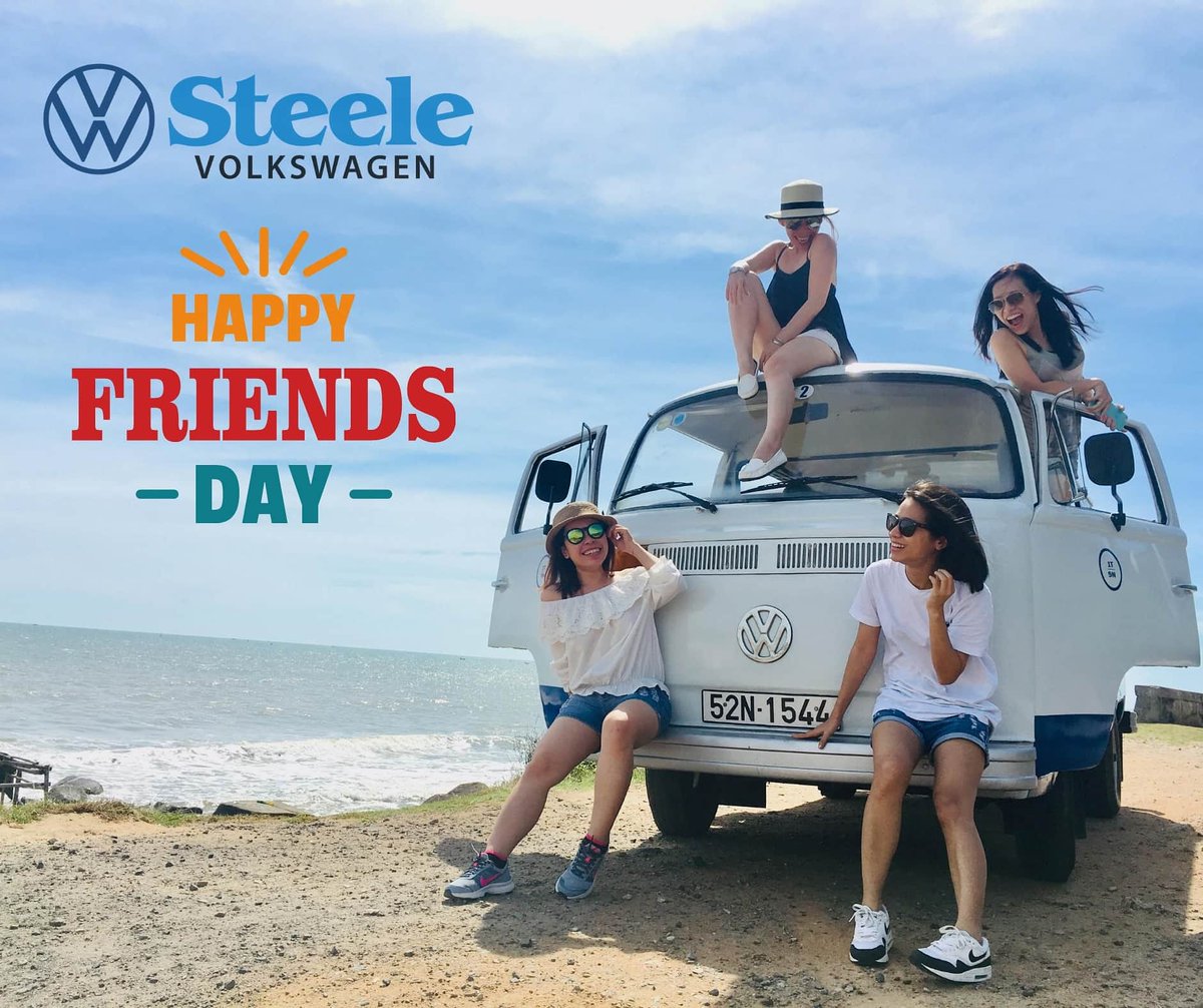VwSteele's tweet photo. Happy World Friendship Day to our Steele Volkswagen friends! 

#SteeleVW #Friends #WorldFriendshipDay #InternationalDayofFriendship https://t.co/xfjt2lCISV