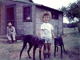 The family moved to Houston. In some respect, Texas was the Gise ancestral home. Jacklyn's family had been early settlers, eventually acquiring a 25K acre ranch in Cotulla, near the Mexican border.