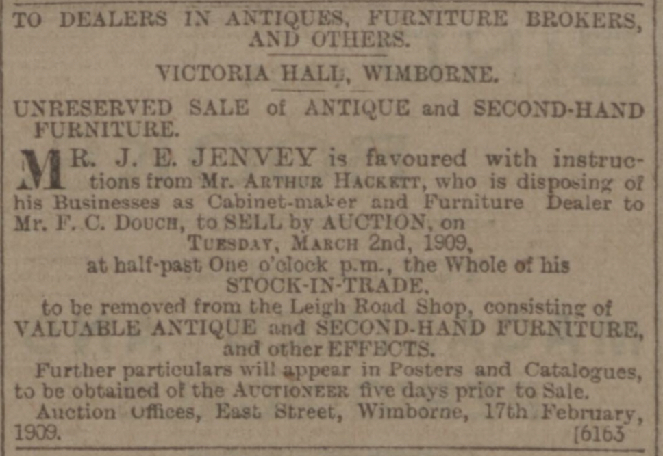 fcdouch's tweet photo. So it turns out we've been living a lie 😢

But for Covid-19, we'd have had a huge party this year, to celebrate 110 years of our family business 🥳 🎉 

But after seeing this little gem, it seems our founder, F. C. Douch was already in business before 1910. 

#familybusiness https://t.co/T6LuR0Awm3
