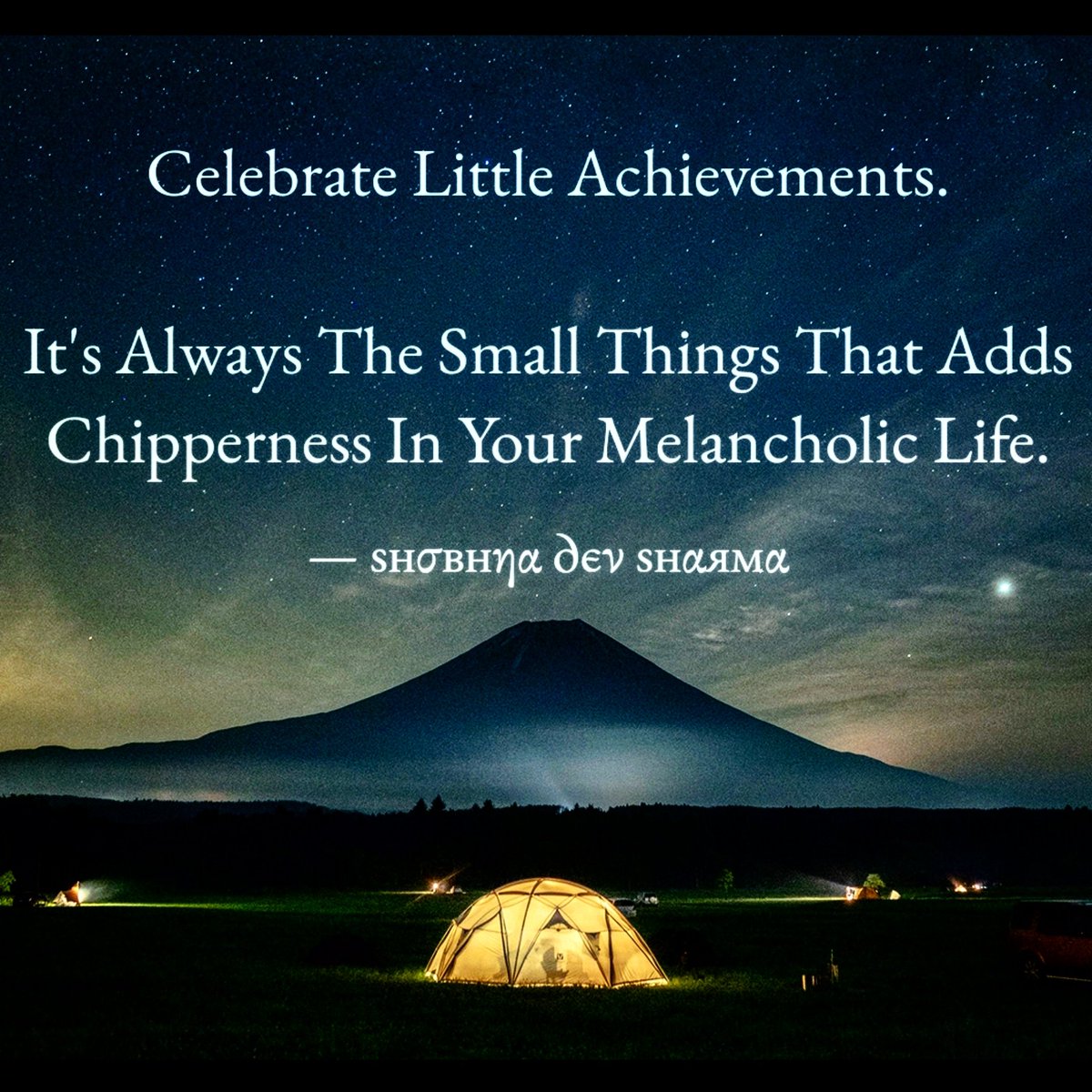DevShobhna's tweet photo. Success and failure depends on how you perceive life. Achievements have always been sizeless. Celebrate them all 🎉🎉
#TryItToEnjoyIt #CelebrateMoreOften #BetterWaysOfAcceptingFailure https://t.co/HKM7oyJzvv