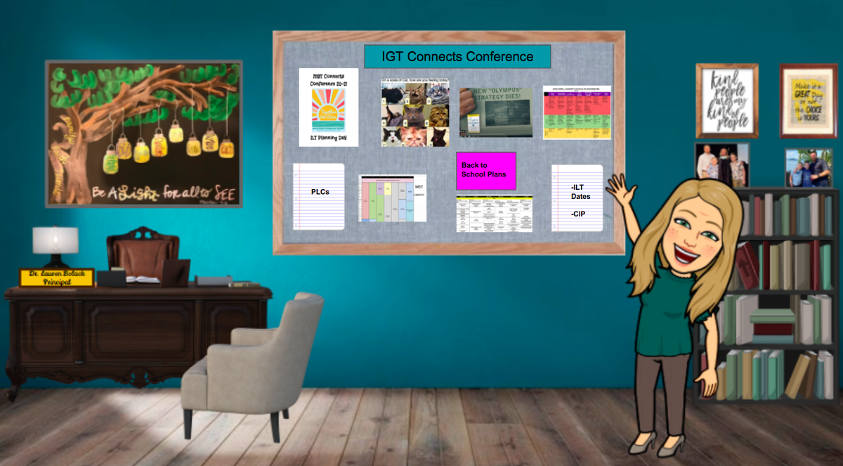 lauren_bolack's tweet image. I&apos;m excited to try out my new #Bitmojioffice during our ILT Connects Conference on Monday! #techisfun #alwayslearning @MSTMAGNET