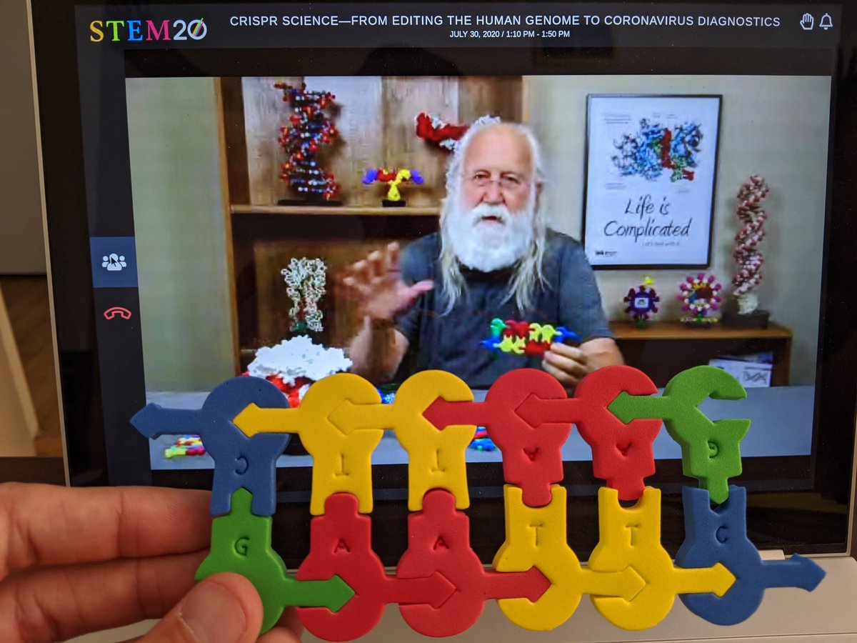 MrBlandCPHS's tweet photo. These student models from @3DMolDesigns are total game changers! They can be sent home to students to keep inquiry learning alive over distance, model along with their teacher, and can be used for so many Bio/Biomed/Biotech concepts. @MtDiabloUSD @CPHSfalcons @NSTA #STEM20 https://t.co/scJU4FWTug