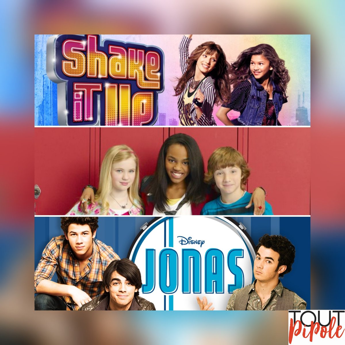 tout_pipole's tweet photo. Depuis fin juin, vous pouvez retrouver sur la plate-forme Disney+ :

La première saison de Shake It Up, les 2 saisons des Jonas Brothers, et les 3 saison de Section Genius.

Qui a regardé ?
#ShakeItUp // #JonasBrothers // #SectionGenius // #DisneyPlus https://t.co/4EmLHG8Kct