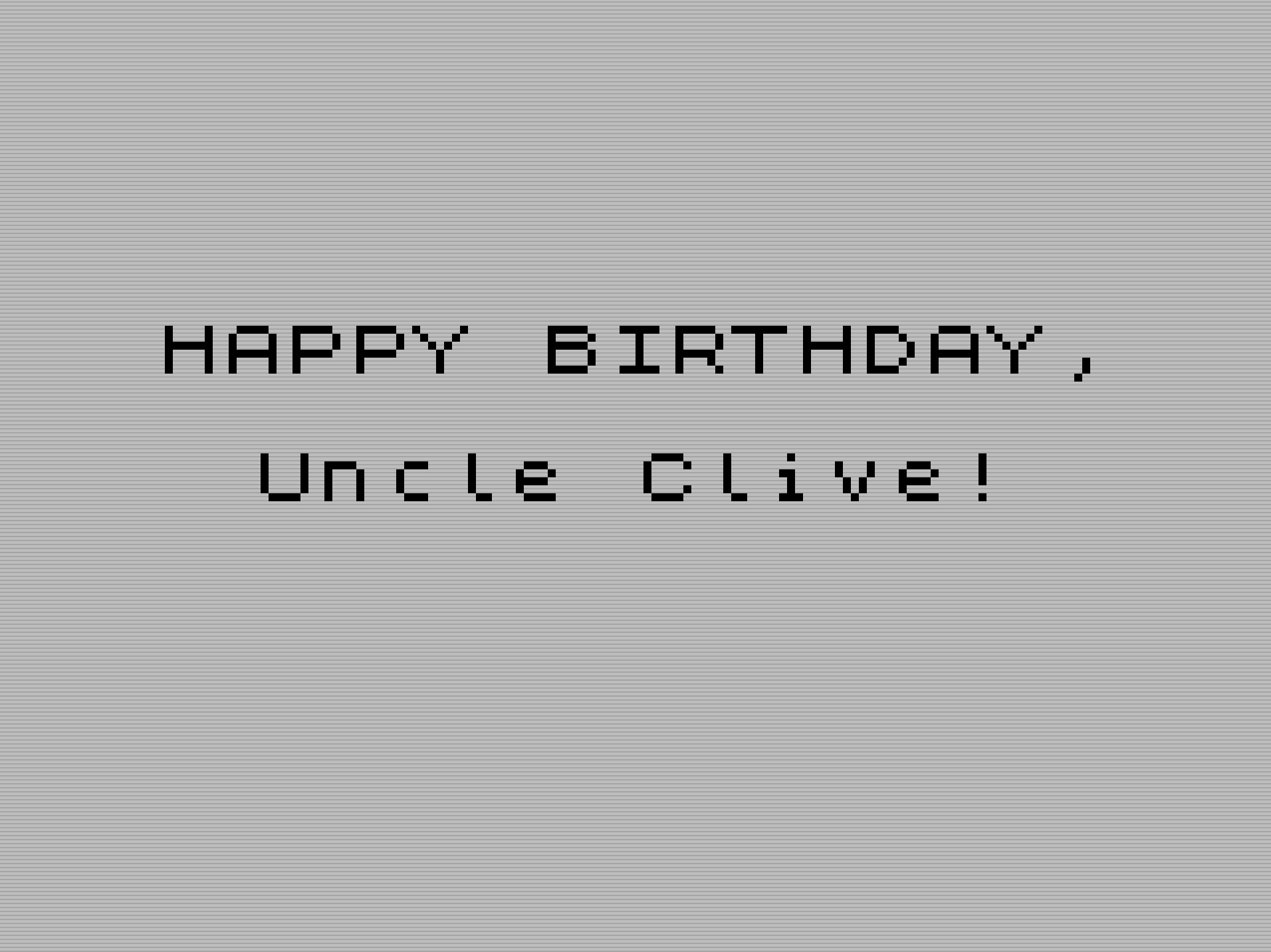 Happy 80th birthday to Sir Clive Sinclair!   