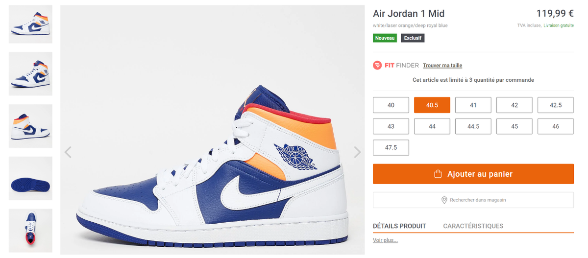 jordan 1 mid orange snipes
