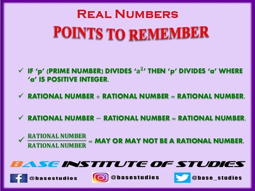 base_studies's tweet photo. Let's make a note of #Real #Number's- Point to remember!
For more such notes : mail to info2base@gmail.com or you can directly ping us!
#BASEInstituteOfStudies #contactus #base_institute #gurgaon
#schoolmemes #meme #dailymemes #memestagram #dailyquiz #mathquiz #mathmemes https://t.co/fgXkXGuyr0