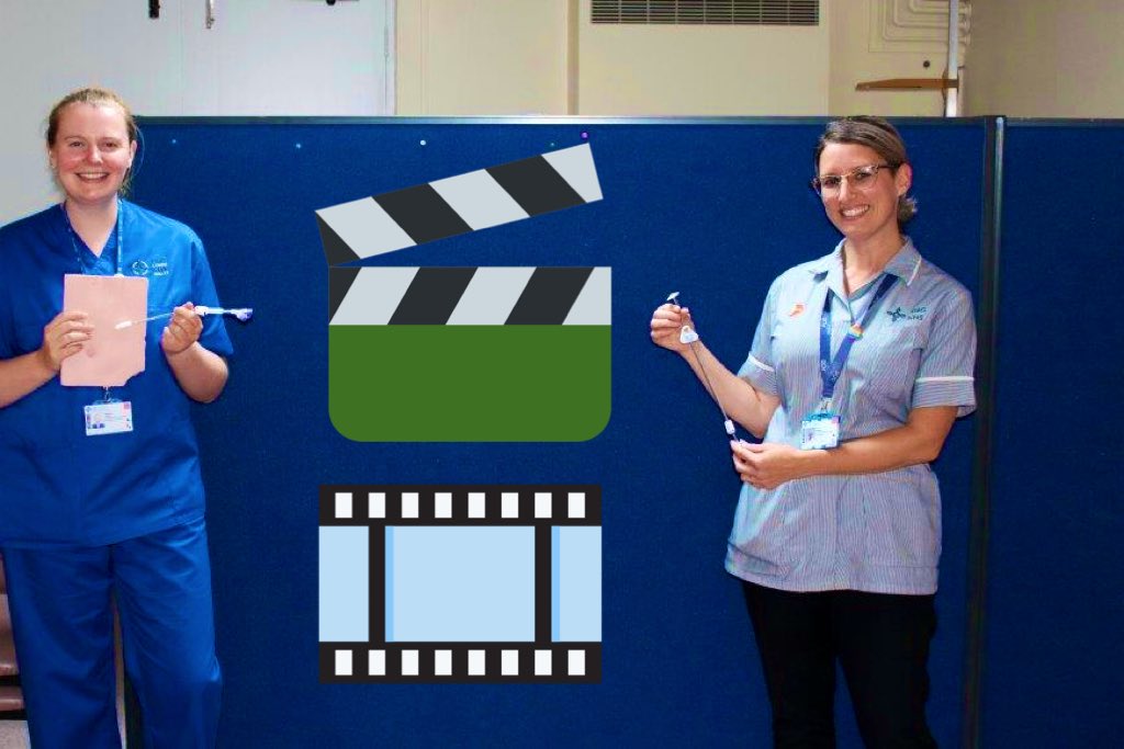 Sian_Mogs's tweet photo. Community and Hospital NNS colleagues working together to bring exciting new videos soon...#supportingpatients #educatingstaff #PEGcare @cav_dietetics @CV_UHB https://t.co/LUJYR1xWUs
