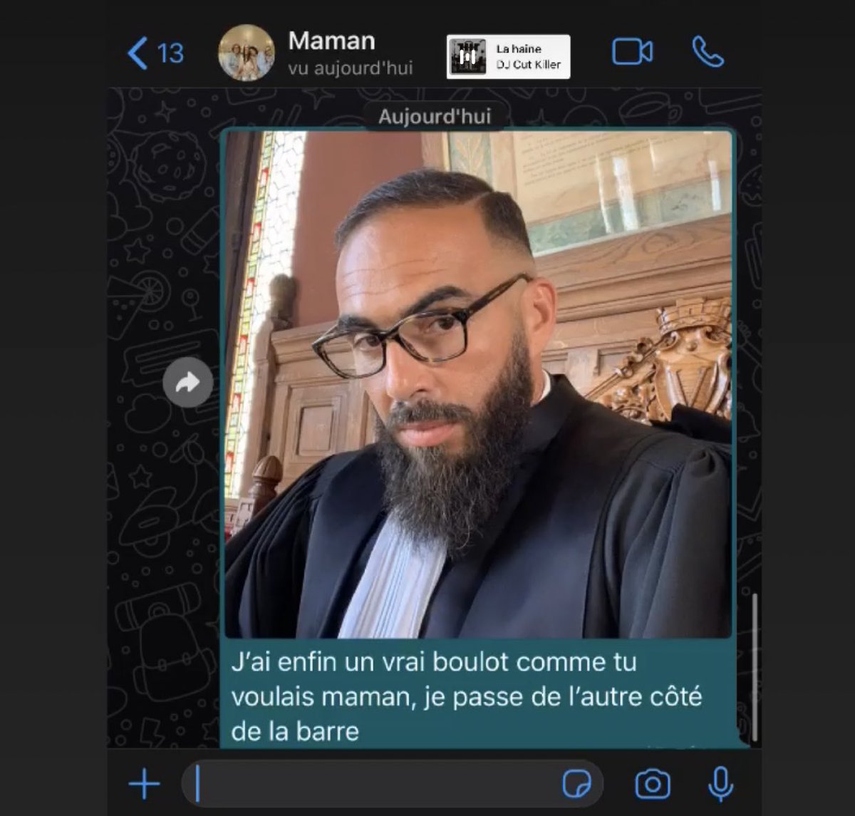 Medinrecords's tweet photo. Ducon Moredine

ps: merci @inesregmec de ne pas m’avoir donné un rôle de terroriste https://t.co/QG1vBdjsvK