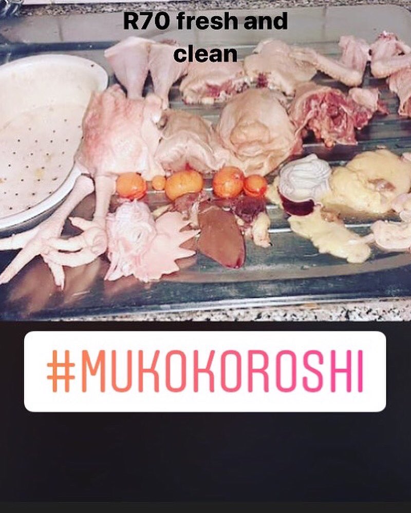 Mel97621272's tweet photo. Order dza weekend for chicken hardbody please 
DM or whatsapp on 0711109696 
R70 each #GirlsTalkZA https://t.co/nyjMHrCNvn