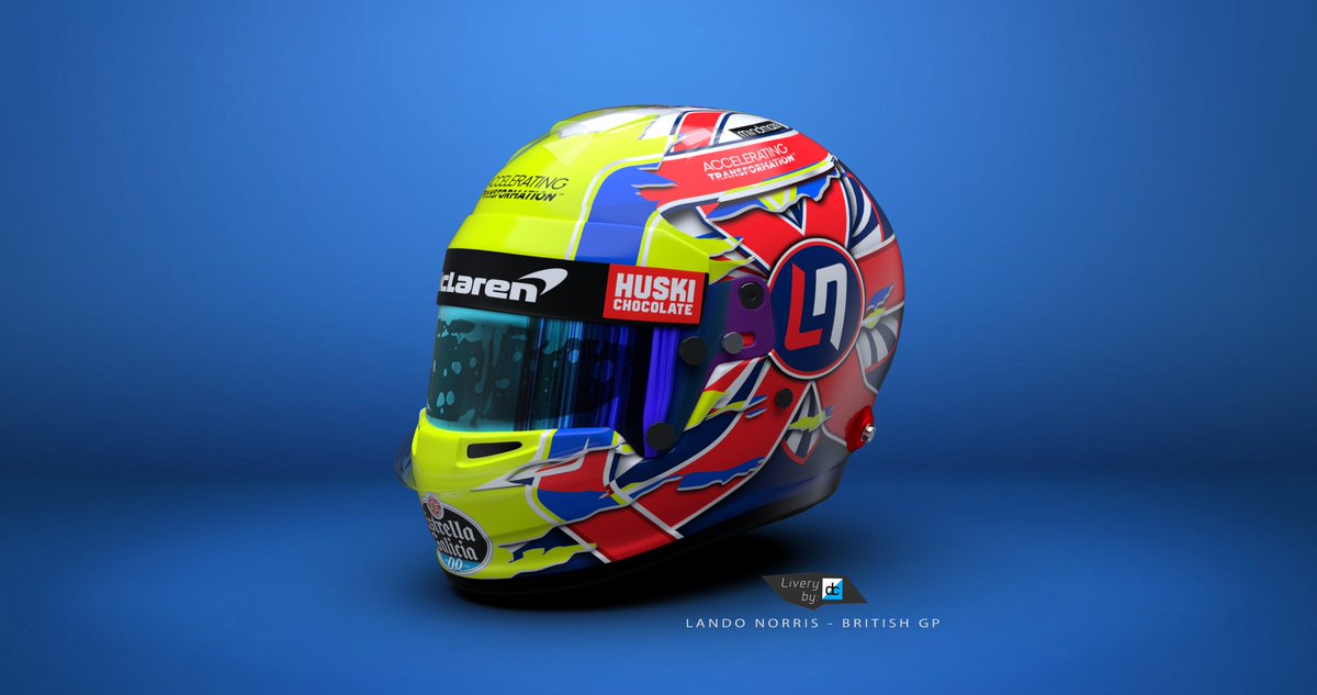 dnlcrssmdsgn's tweet photo. Good excuse to render my @LandoNorris #BritishGP design in 3D. Well done Eva. @TeamL4NDO #l4ndodesign #L4NDO https://t.co/MgmQ6dMeG1
