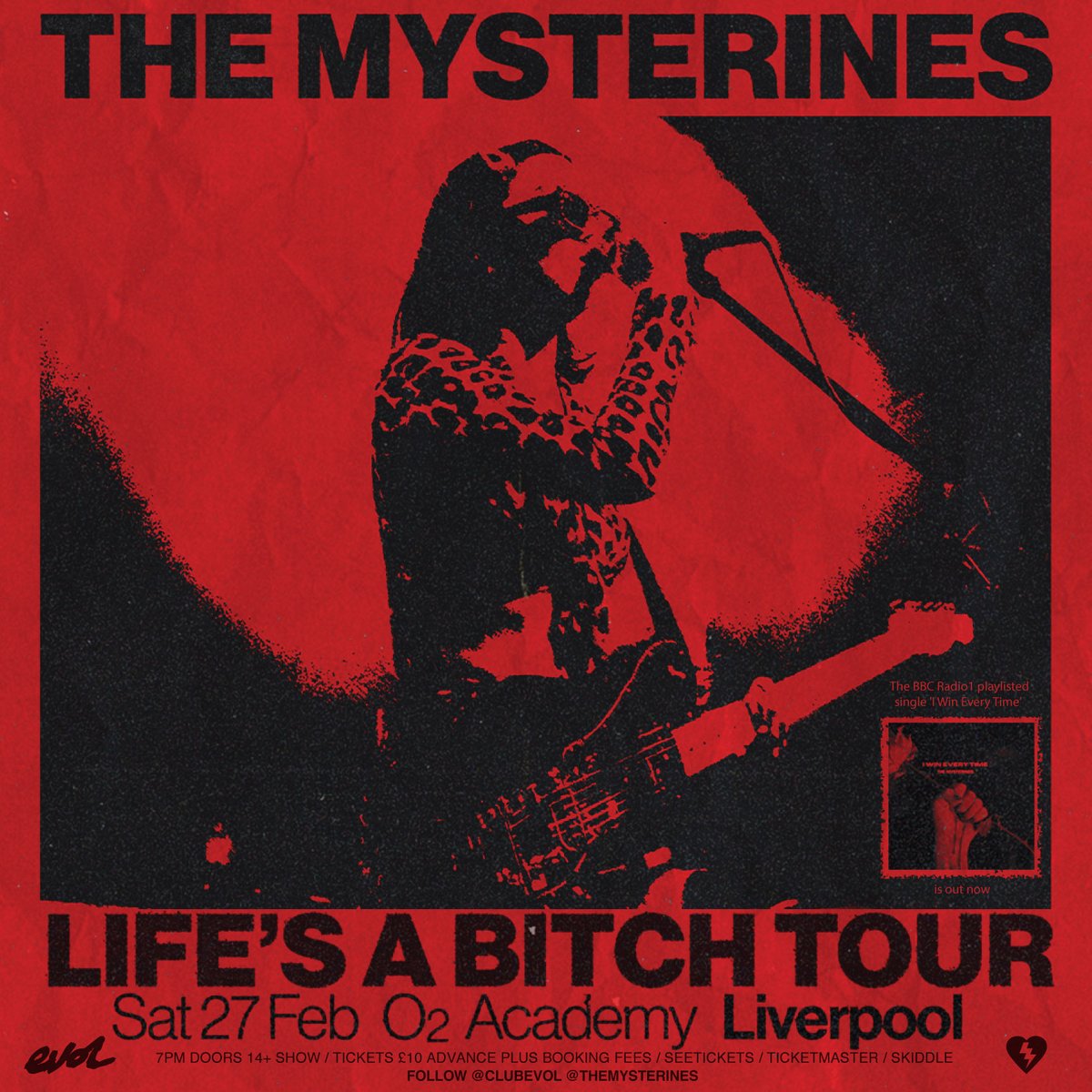 ClubEVOL's tweet photo. This one may well appear in a Mersey pub quiz down the line - as EVOL spans the generations, vocal powerhouse Lia @TheMysterines headlines @O2AcademyLpool a week prior to her father @ANDREWJMETCALFE's new group @Guideband2020. Keeping it in the family. Tix for both 👉 @seetickets https://t.co/1TtlRwsZay