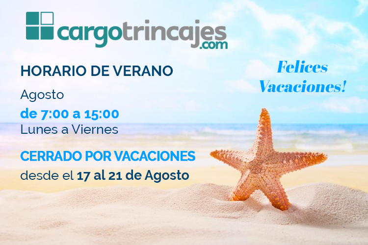 CargotrackEs's tweet photo. Nuestro horario para este mes de #Agosto 🏖
#FelicesVacaciones #Cargotrack https://t.co/3ieLpJSDAl