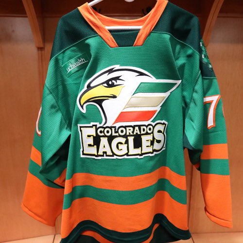 nhenry19's tweet photo. Hey Hockey Fans, Every dollar donated in the Pot of Gold auction goes straight to Colorado Resident Jayce Vogel💚🧡 Jayce is a 3 year old boy battling Stage 4 Metastic Neuroblastoma. Let’s do our best to help out The Vogel Family.   https://t.co/sat5qbX8Od @ColoradoEagles https://t.co/fepVhcO2yE