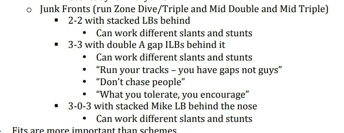 This 3-on-3/junk front drill is a way prep your guys for any type of exotic front that you may encounter.