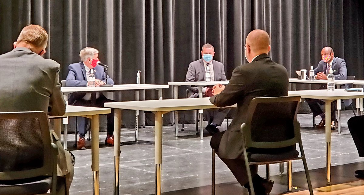 Superintendent @MarkBedell_KCPS had the opportunity to visit with @GovParsonMO today. Dr. Bedell provided data on increasing COVID cases in Kansas City and our KCPS approach to learning in order to keep students, families and staff healthy as we start school on September 8.