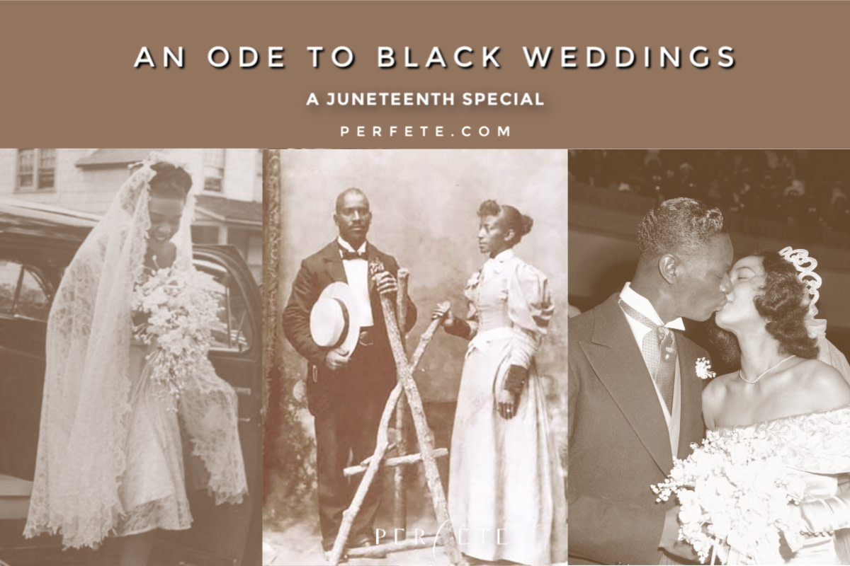 In honor of Juneteenth, we're paying homage by taking a closer look at the history of Black weddings and marriage in the United States. Let's dive in. aisle.pe/2BqsMXa