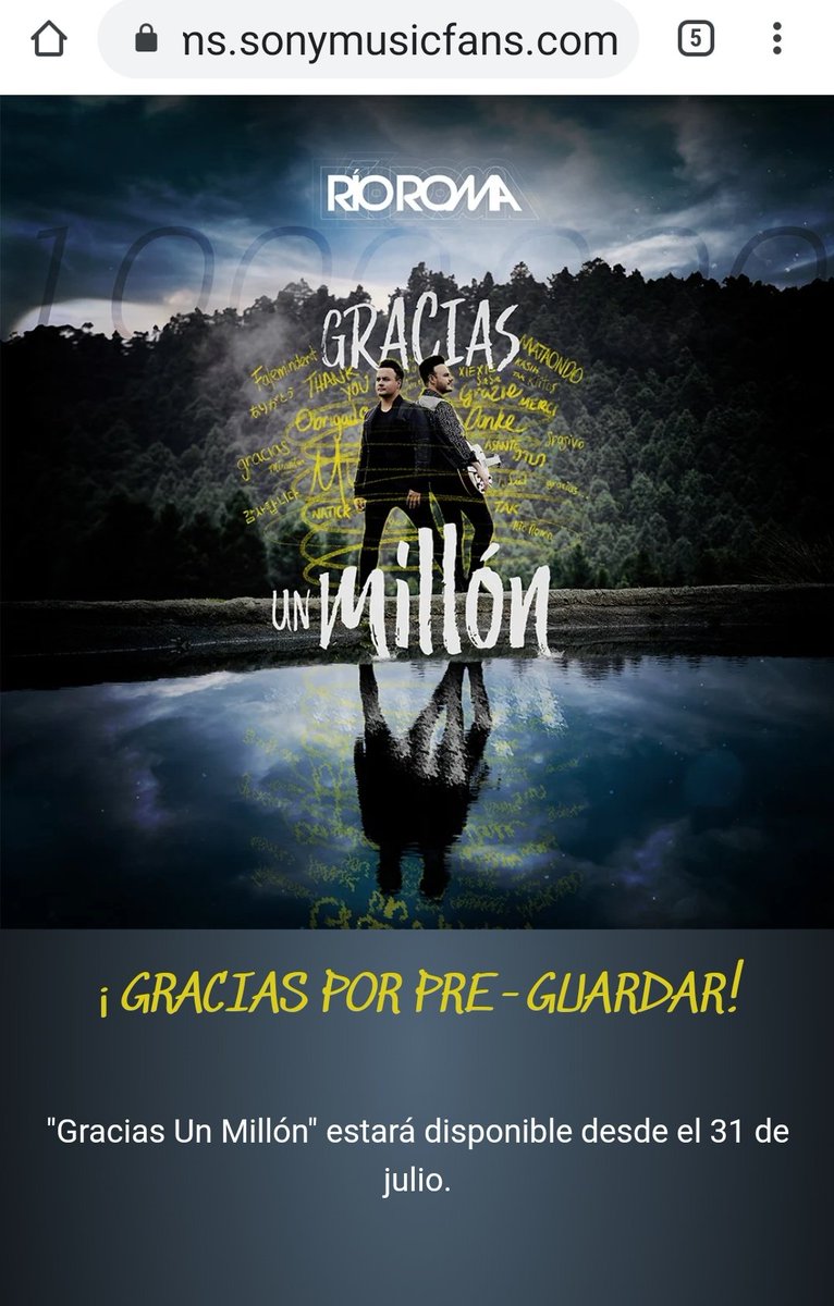 ievelynroma's tweet photo. ¿Ya pre-guardaron #GraciasUnMillon ? @rioromamx 🤩💖 #VNTabasco https://t.co/mRvAs20zCw