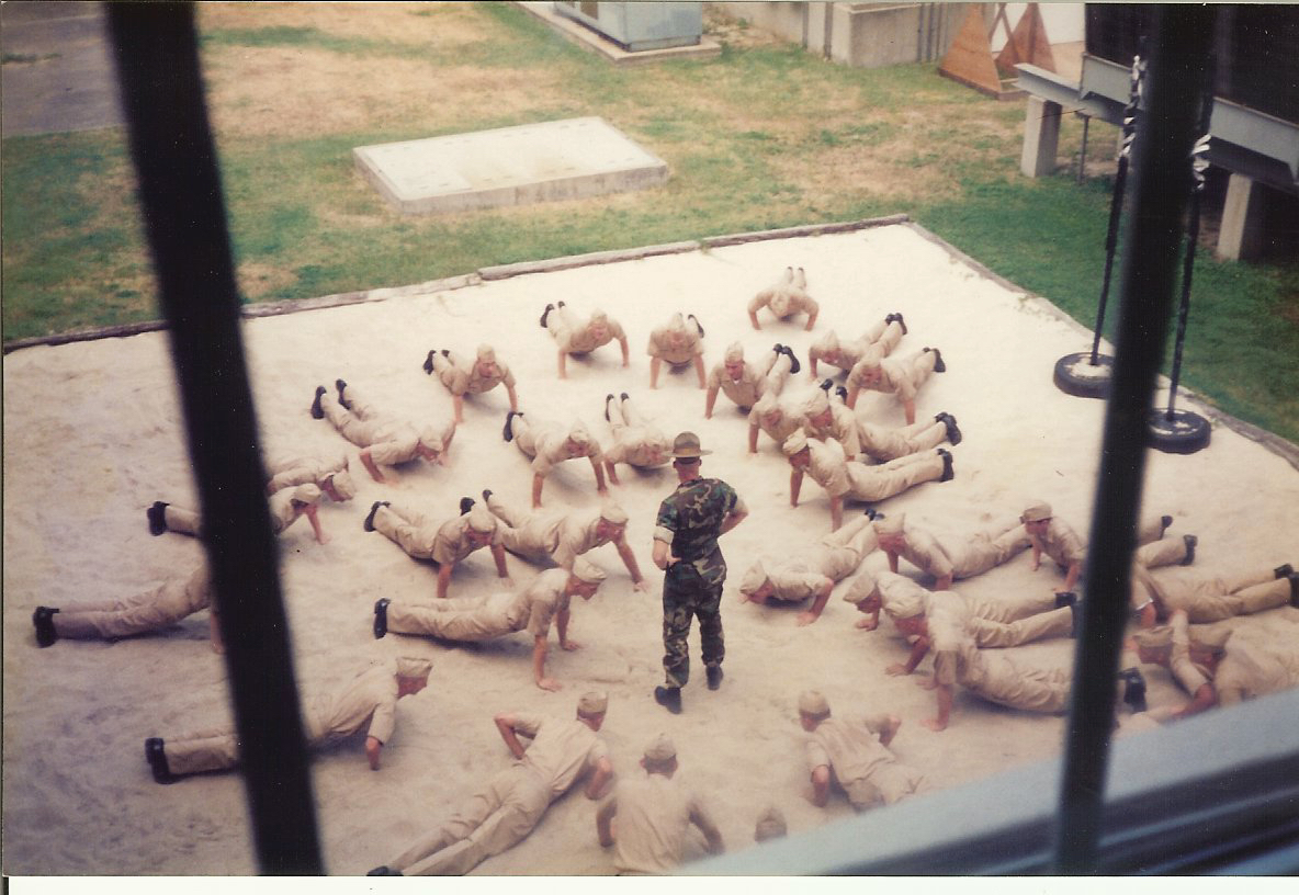 I'll never forget the day I arrived at OCS in June '95. I could hear the yelling as soon as I got out of my car in the parking lot - blocks away from the school. Really wondered what I'd gotten myself into, but I'd taken the King's shilling for the latter part of college, so...