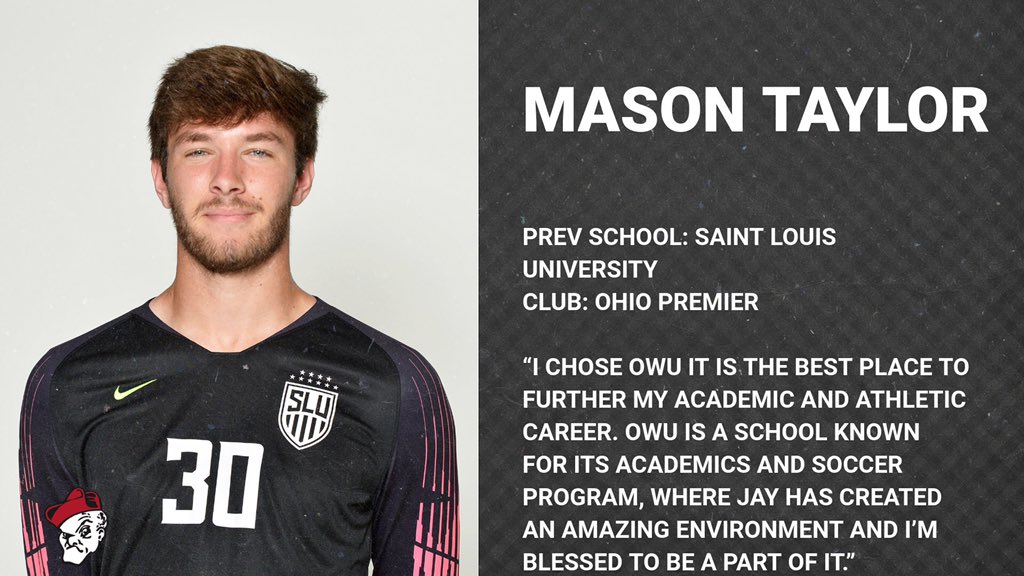 OWUMSOC's tweet photo. Please welcome Mason Taylor to the family #prideandtradition https://t.co/ssoO8hlcZY