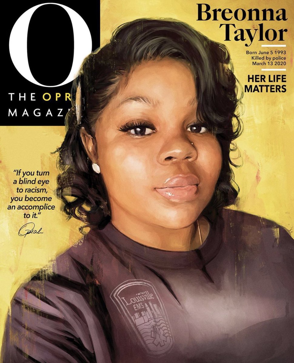 sherrieshepherd's tweet image. For the first time in 20 years, @Oprah has given up her @OprahMagazine cover to honor #BreonnaTaylor 

She says, “What I know for sure: We can’t be silent. We have to use whatever megaphone we have to cry for justice... I cry for justice in her name.” 

#JusticeForBreonnaTaylor
