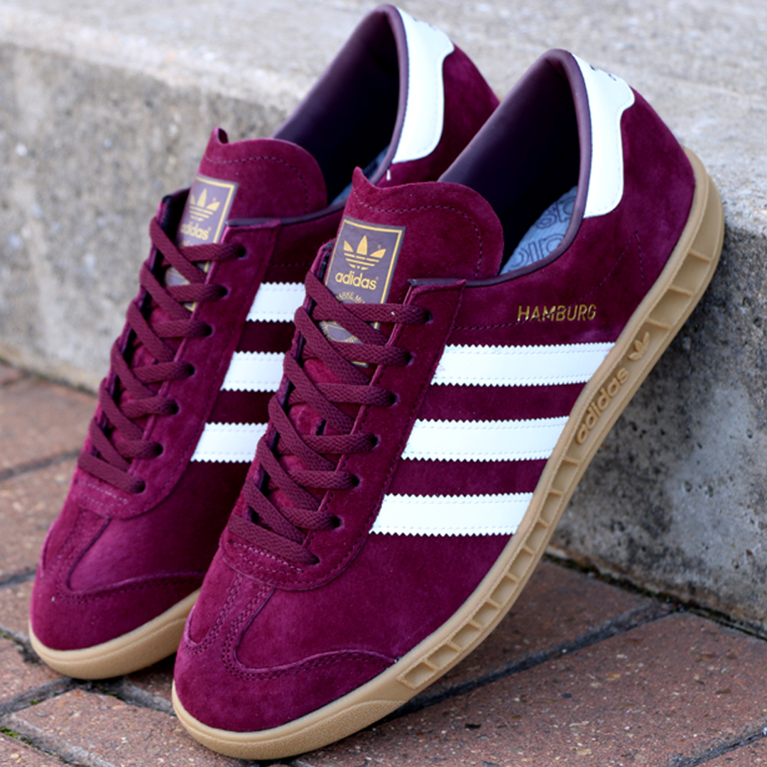 adidas hamburg burgundy